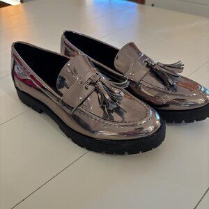 Bandolino Fillup Loafer Tassel - Silver/ Pewter -  NWOT